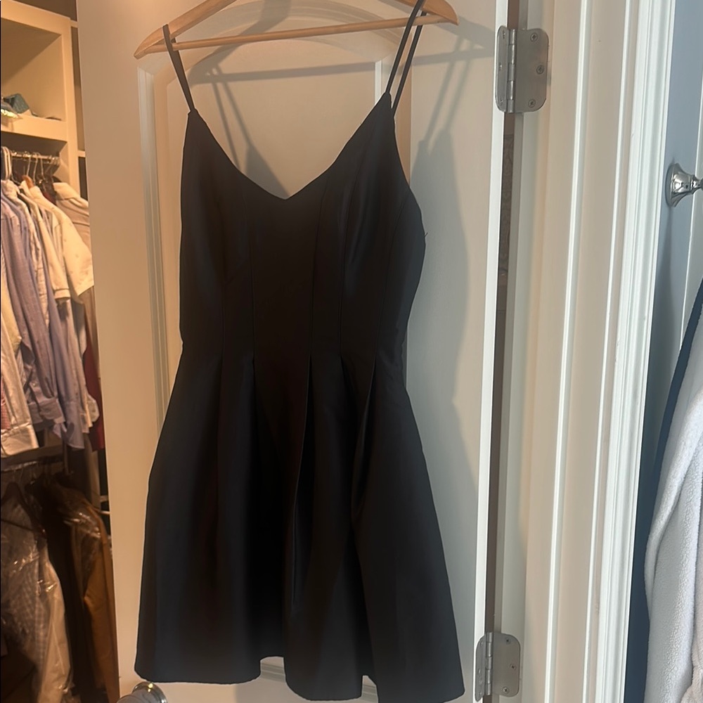 DO+BE Black Fit and Flare Cocktail Dress
